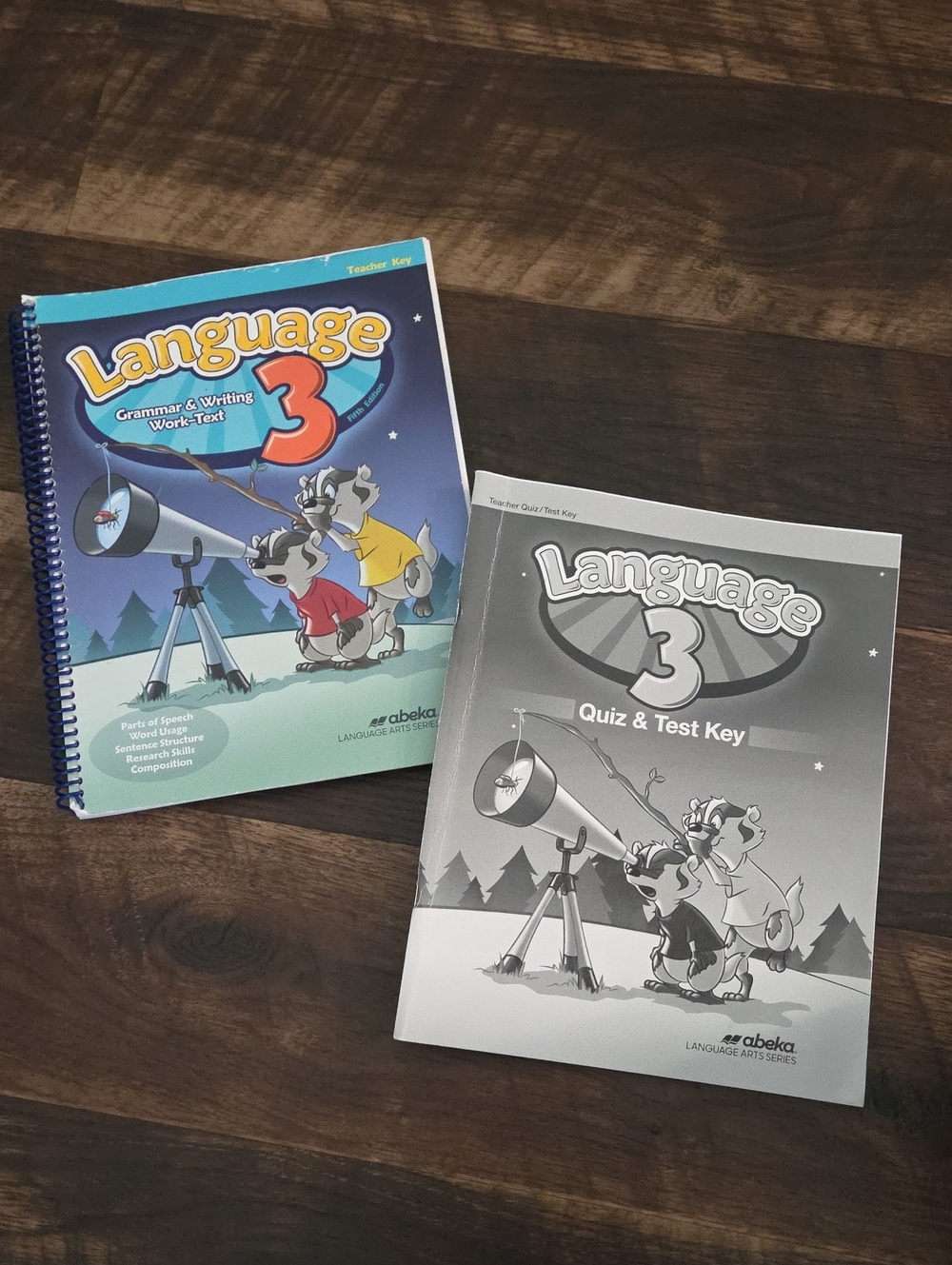 Abeka Language 3 Teacher Key Books